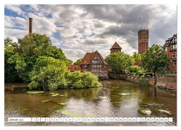 Produktbild: Niedersachsen - Hansestadt L&uuml;neburg (Wandkalender 2026 DIN A3 quer), CALVENDO Monatskalender