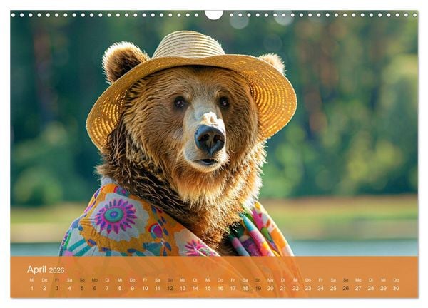 Produktbild: B&auml;rige Noblesse im modischen Portrait. Eleganz und Klasse (Wandkalender 2026 DIN A3 quer), CALVENDO Monatskalender