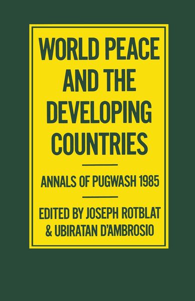 Produktbild: World Peace and the Developing Countries