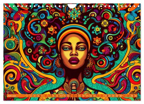 Produktbild: Psychodelic Art (Wandkalender 2026 DIN A4 quer), CALVENDO Monatskalender