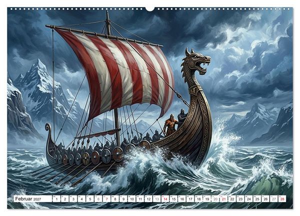 Produktbild: N&auml;chster Halt: Vergangenheit (hochwertiger Premium Wandkalender 2027 DIN A2 quer), Kunstdruck in Hochglanz