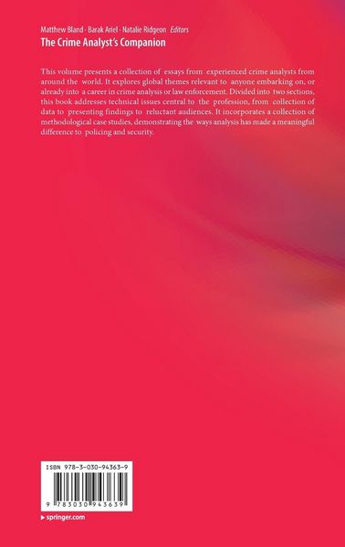 Produktbild: The Crime Analyst's Companion