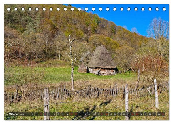 Produktbild: TransApuseni - Sch&ouml;nste Panoramastra&szlig;e in Siebenb&uuml;rgen (Tischkalender 2026 DIN A5 quer), CALVENDO Monatskalender