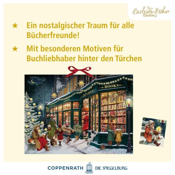 Produktbild: Wand-Adventskalender &ndash; Mein wunderbarer Buchladen