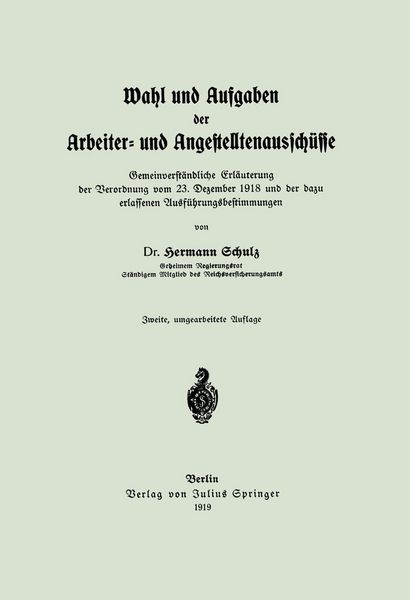 Produktbild: Wahl und Aufgaben der Arbeiter- und Angestelltenaussch&uuml;sse