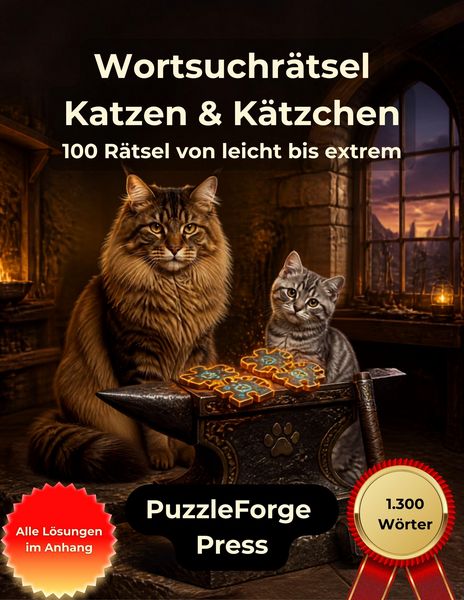 Produktbild: Wortsuchr&auml;tsel - Katzen und K&auml;tzchen