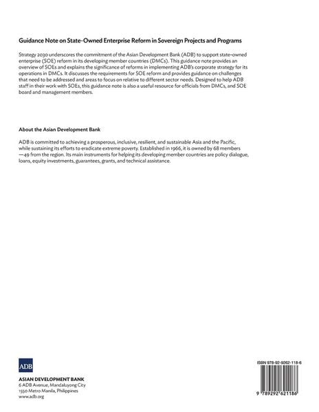 Produktbild: Guidance Note on State-Owned Enterprise Reform in Sovereign Projects and Programs