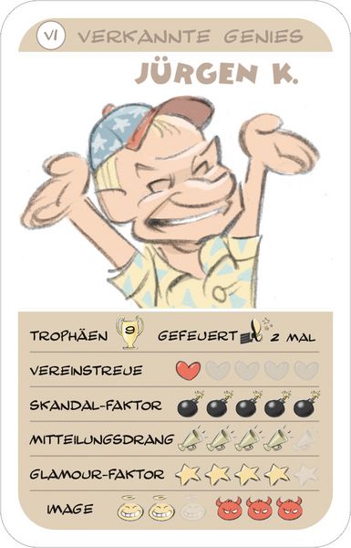Produktbild: H&auml;rringers Spottschau Liga Legenden. Das Fu&szlig;ball-Quartett.