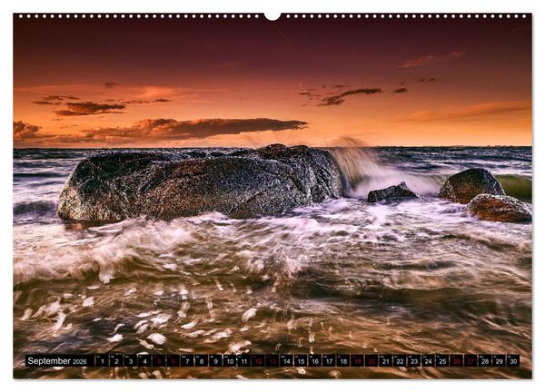 Produktbild: Ostseesteine (Wandkalender 2026 DIN A2 quer), CALVENDO Monatskalender