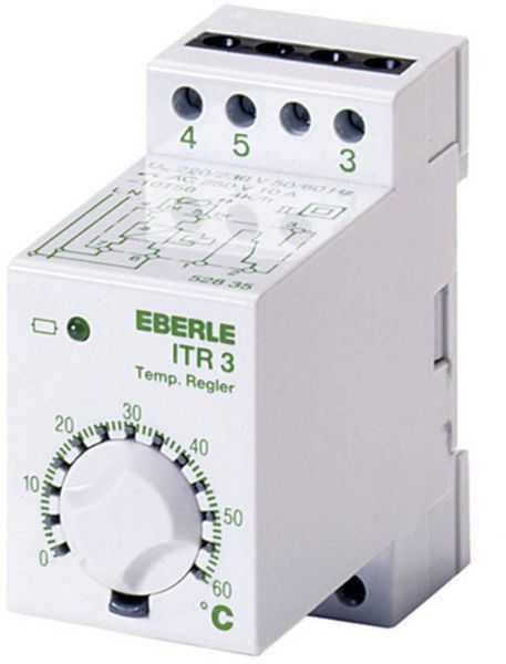 Produktbild: Eberle ITR-3 528 800 Einbauthermostat Hutschiene 0 bis 60&deg;C