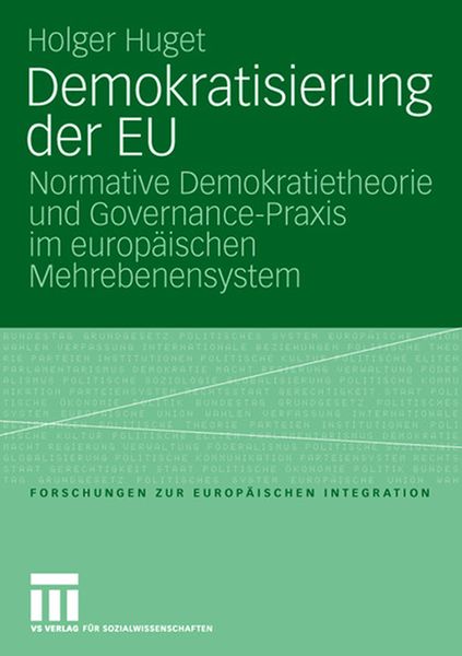 Produktbild: Demokratisierung der EU
