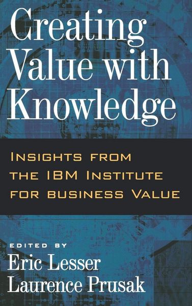 Produktbild: Creating Value with Knowledge