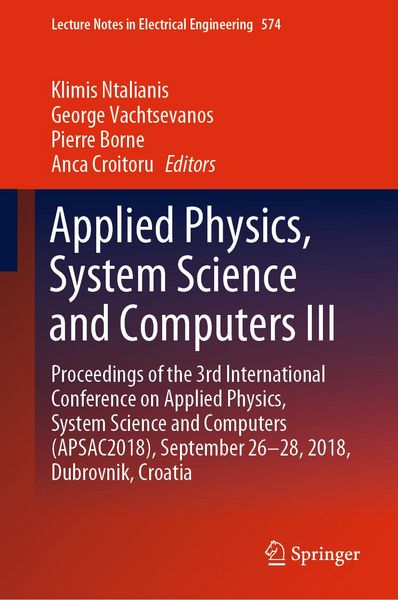 Produktbild: Applied Physics, System Science and Computers III