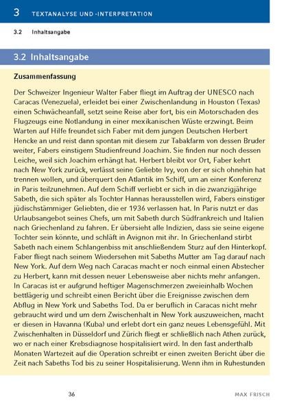 Produktbild: Homo faber von Max Frisch - Textanalyse und Interpretation