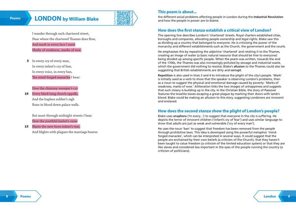 Produktbild: SNAP AQA GCSE POETRY POWER REV