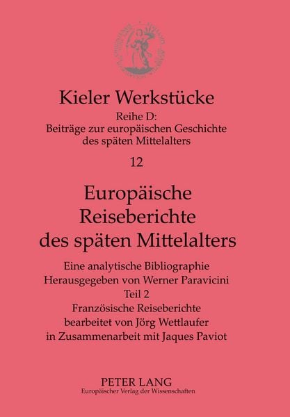 Produktbild: Europ&auml;ische Reiseberichte des sp&auml;ten Mittelalters