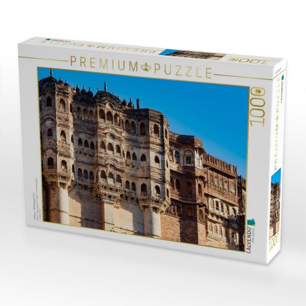 Produktbild: CALVENDO Puzzle Jodhpur - Meherangarh Fort | 1000 Teile Lege-Gr&ouml;&szlig;e 64x48cm Foto-Puzzle f&uuml;r gl&uuml;ckliche Stunden