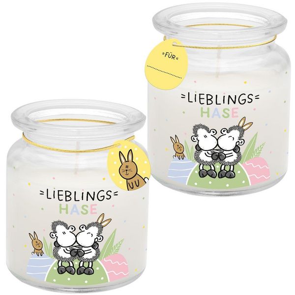Produktbild: Kerze im Glas Lieblingshase