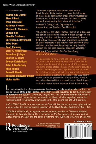 Produktbild: Liberation, Imagination and the Black Panther Party