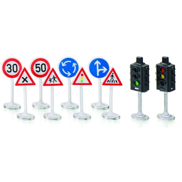 Produktbild: Siku 5597 Ampeln mit Verkehrsschildern