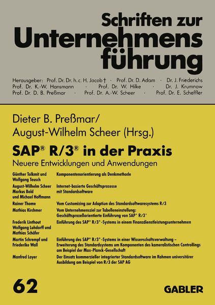 Produktbild: SAP&reg; R/3&reg; in der Praxis