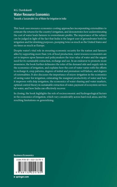 Produktbild: Water Resource Economics