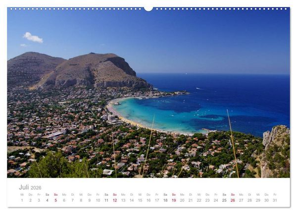 Produktbild: Impressionen aus Sizilien (Wandkalender 2026 DIN A2 quer), CALVENDO Monatskalender