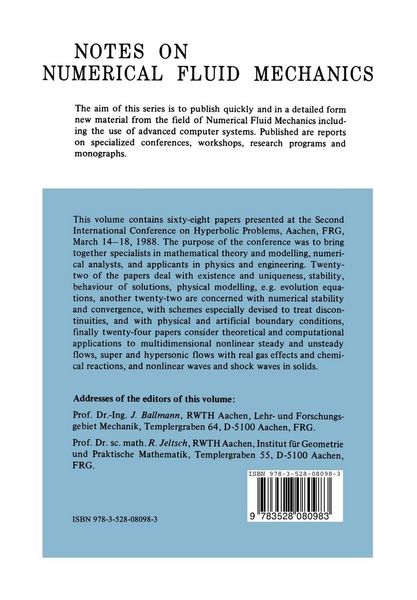 Produktbild: Nonlinear Hyperbolic Equations &mdash; Theory, Computation Methods, and Applications