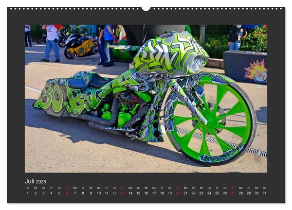 Produktbild: BEST OF HARLEY-DAVIDSON BAGGER-STYLE (Wandkalender 2025 DIN A2 quer), CALVENDO Monatskalender