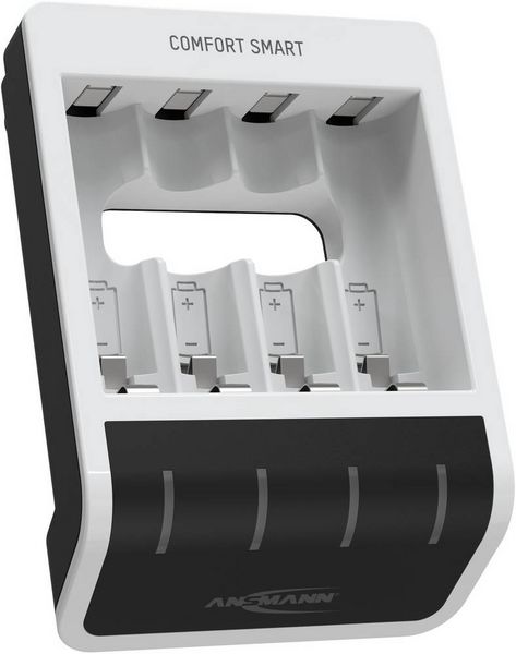 Produktbild: Ansmann Comfort Smart Rundzellen-Ladeger&auml;t NiMH Micro (AAA), Mignon (AA)