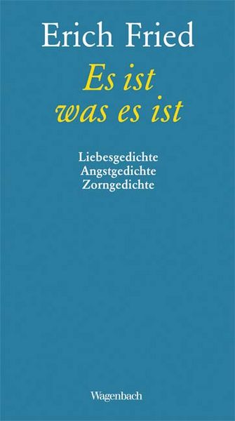 Produktbild: Es ist was es ist