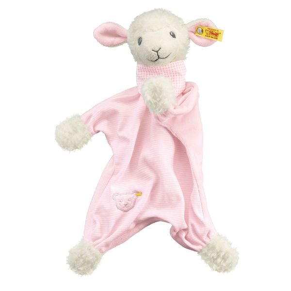 Produktbild: Steiff - Tr&auml;um-s&uuml;&szlig;-Lamm Schmusetuch, rosa, 30cm