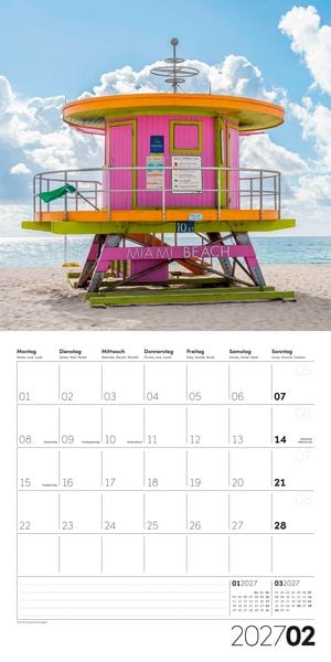 Produktbild: Die Farbe Pink Kalender 2027 - 30x30 - Art12