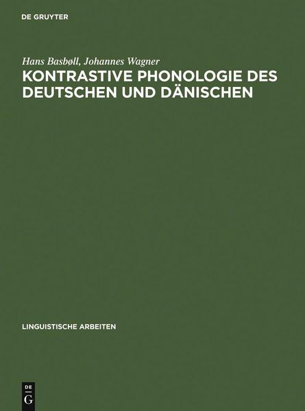 Produktbild: Kontrastive Phonologie des Deutschen und D&auml;nischen