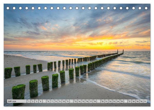 Produktbild: Wundersch&ouml;ne Niederlande (Tischkalender 2026 DIN A5 quer), CALVENDO Monatskalender