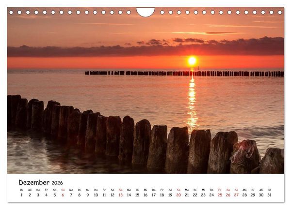 Produktbild: Ostsee Sehnsucht (Wandkalender 2026 DIN A4 quer), CALVENDO Monatskalender