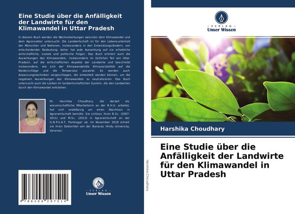 Eine Studie über die Anfälligkeit der Landwirte für den Klimawandel in Uttar Pradesh, Taschenbuch von Harshika Choudhary, Verlag Unser Wissen,