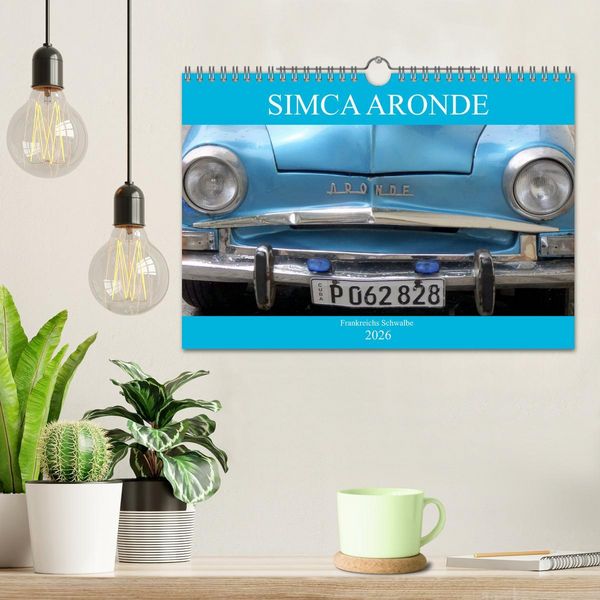 Produktbild: SIMCA ARONDE - Frankreichs Schwalbe (Wandkalender 2026 DIN A4 quer), CALVENDO Monatskalender