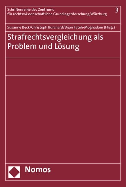 Produktbild: Strafrechtsvergleichung als Problem und L&ouml;sung