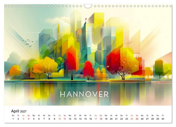 Produktbild: Deutschland St&auml;dte - Premium Edition (Wandkalender 2027 DIN A3 quer), CALVENDO Monatskalender