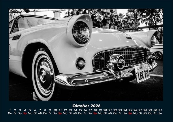 Produktbild: Welt der Oldtimer 2026 Fotokalender DIN A4