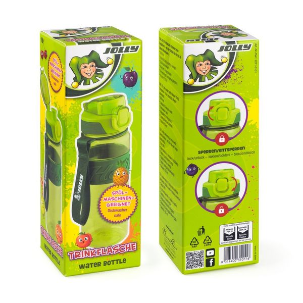 Produktbild: JOLLY Trinkflasche Schule, Sport, Abenteuer, 750 ml