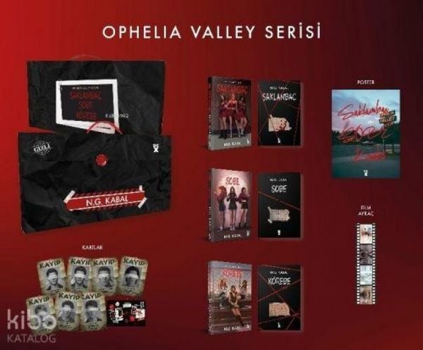 Produktbild: Ophelia Valley Serisi - Saklambac - Sobe - K&ouml;rebe Kutulu Set, Ciltli