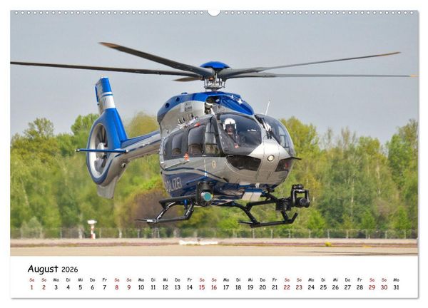 Produktbild: Die beeindruckende Welt der Hubschrauber (hochwertiger Premium Wandkalender 2026 DIN A2 quer), Kunstdruck in Hochglanz