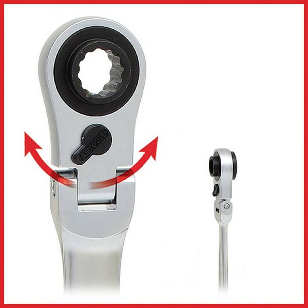 Produktbild: KS Tools 503.4745 Ringschl&uuml;ssel Schl&uuml;sselweite (Metrisch) 10 - 19 mm