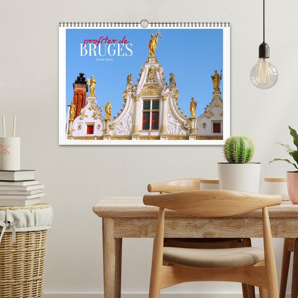 Produktbild: Profiter de Bruges (Calendrier mural 2026 DIN A3 vertical), CALVENDO calendrier mensuel