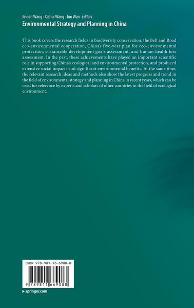 Produktbild: Environmental Strategy and Planning in China