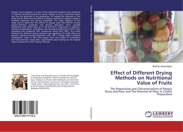 Produktbild: Effect of Different Drying Methods on Nutritional Value of Fruits