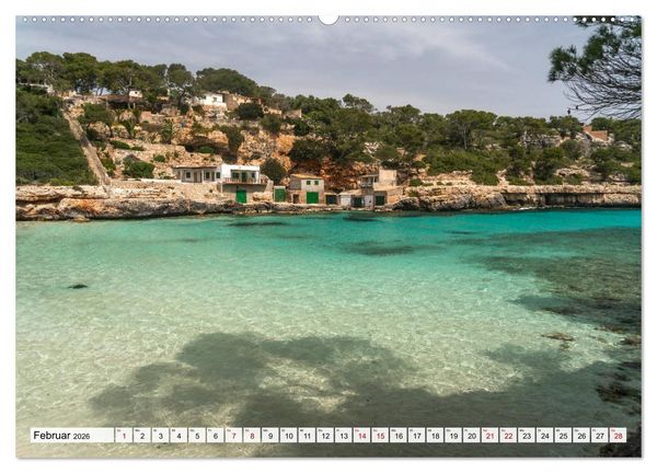 Produktbild: Traumstr&auml;nde auf Mallorca (hochwertiger Premium Wandkalender 2026 DIN A2 quer), Kunstdruck in Hochglanz