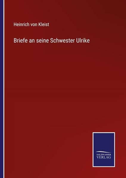 Produktbild: Briefe an seine Schwester Ulrike